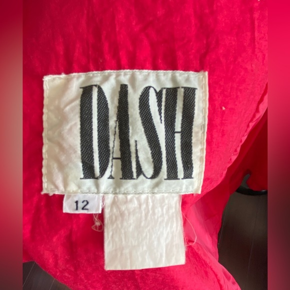 Dash pink vintage long coat size L / 12 - Picture 4 of 8